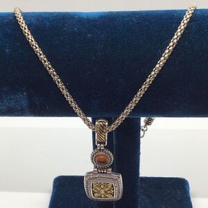 Brighton Maria Two Tone Topaz Terrific Necklace